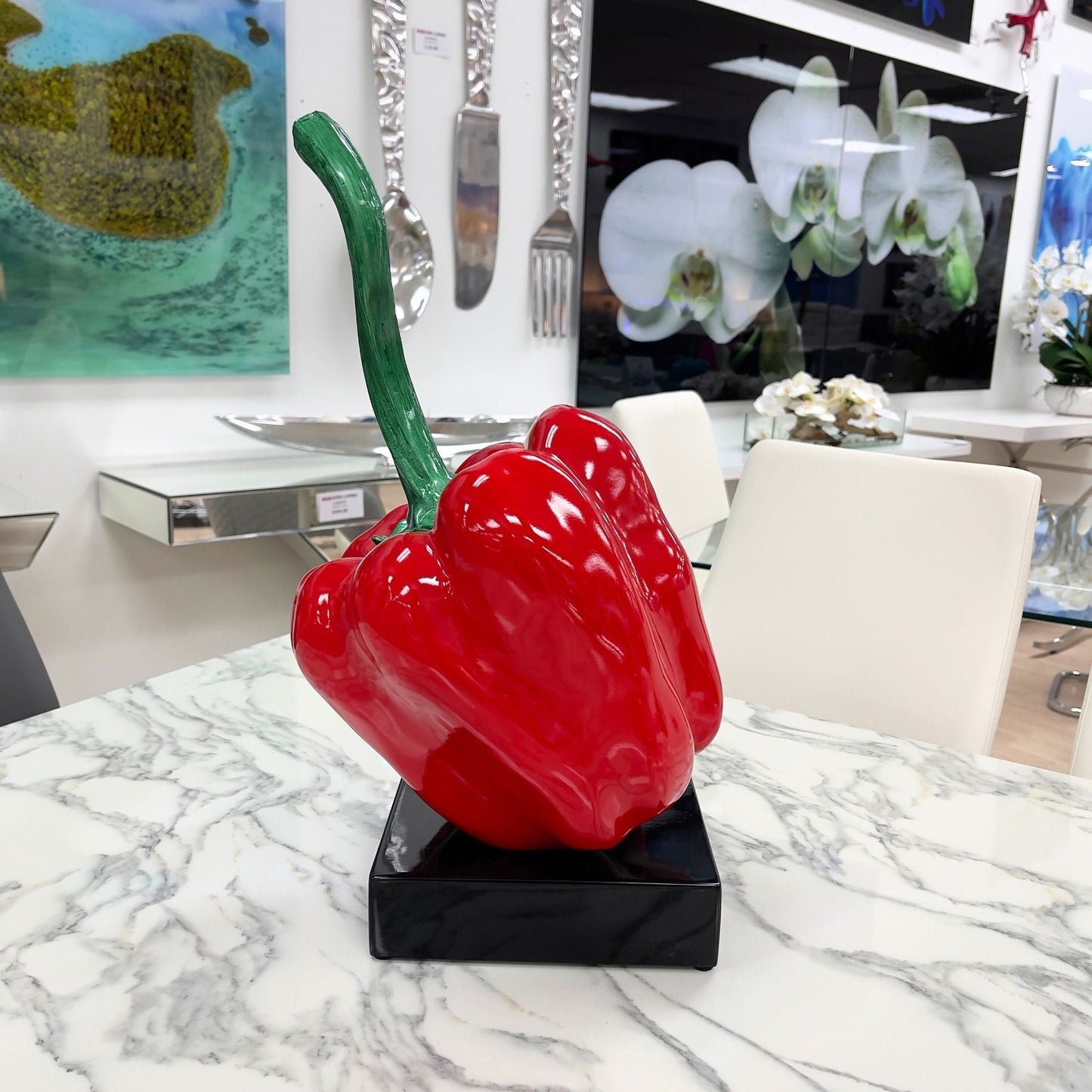 Red Pepper Sculpture