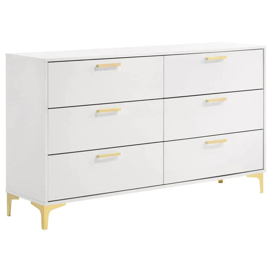 6-drawer Dresser White